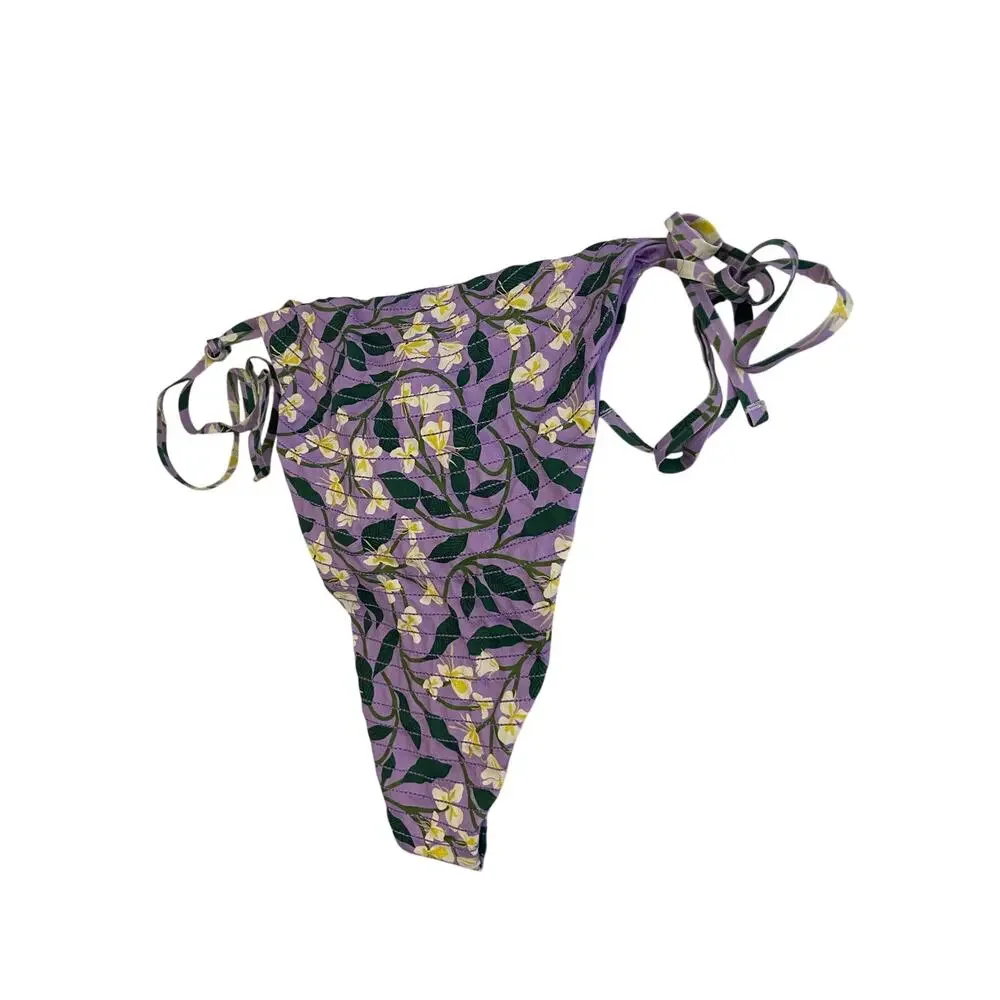 Agua by Agua Bendita Ipanema Bikini Bottom Cheeky String Swimwear Beach Pool S